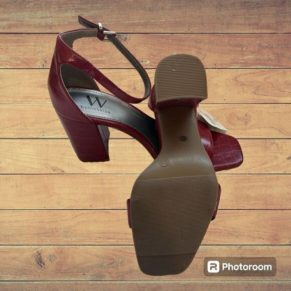 Women’s Worthington Shoes Becklyn Heeled Sandals Size 6.5 NWT - Picture 3 of 4